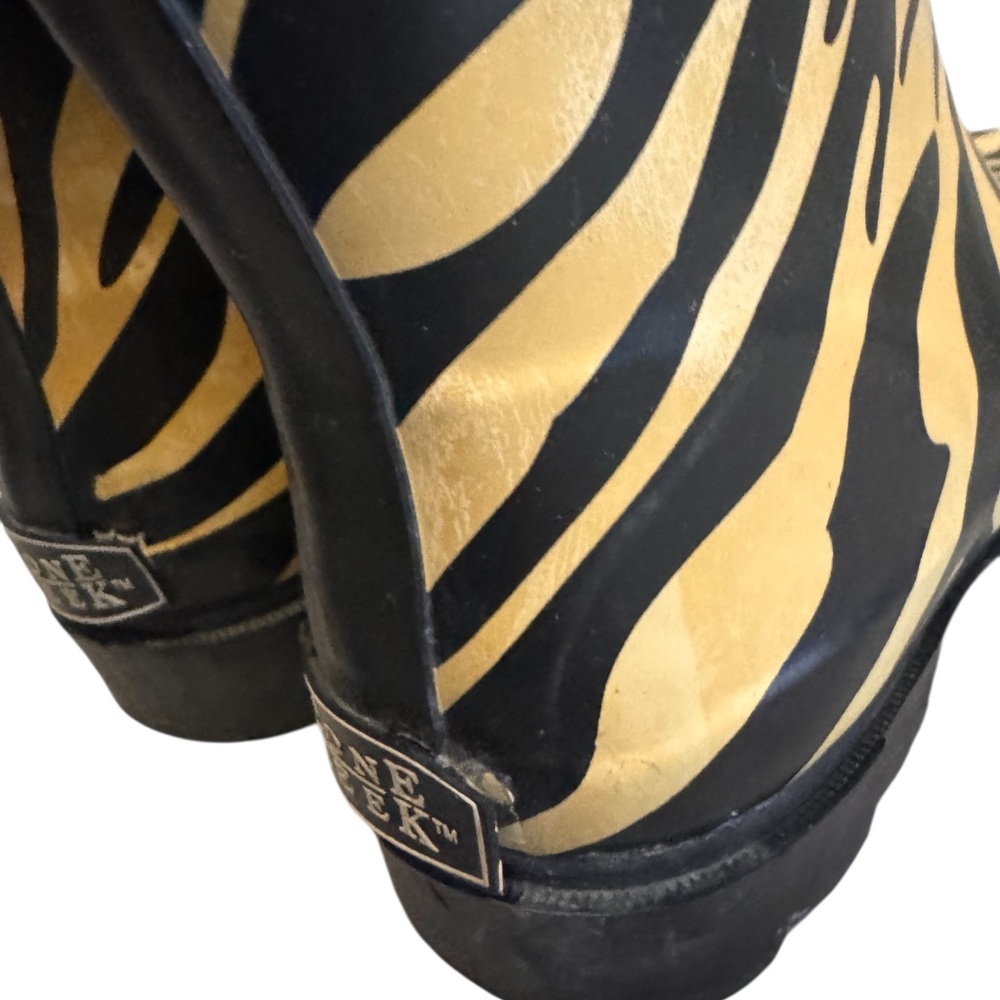 Stone Creek Zebra Print Rain Boots - Picture 6 of 7